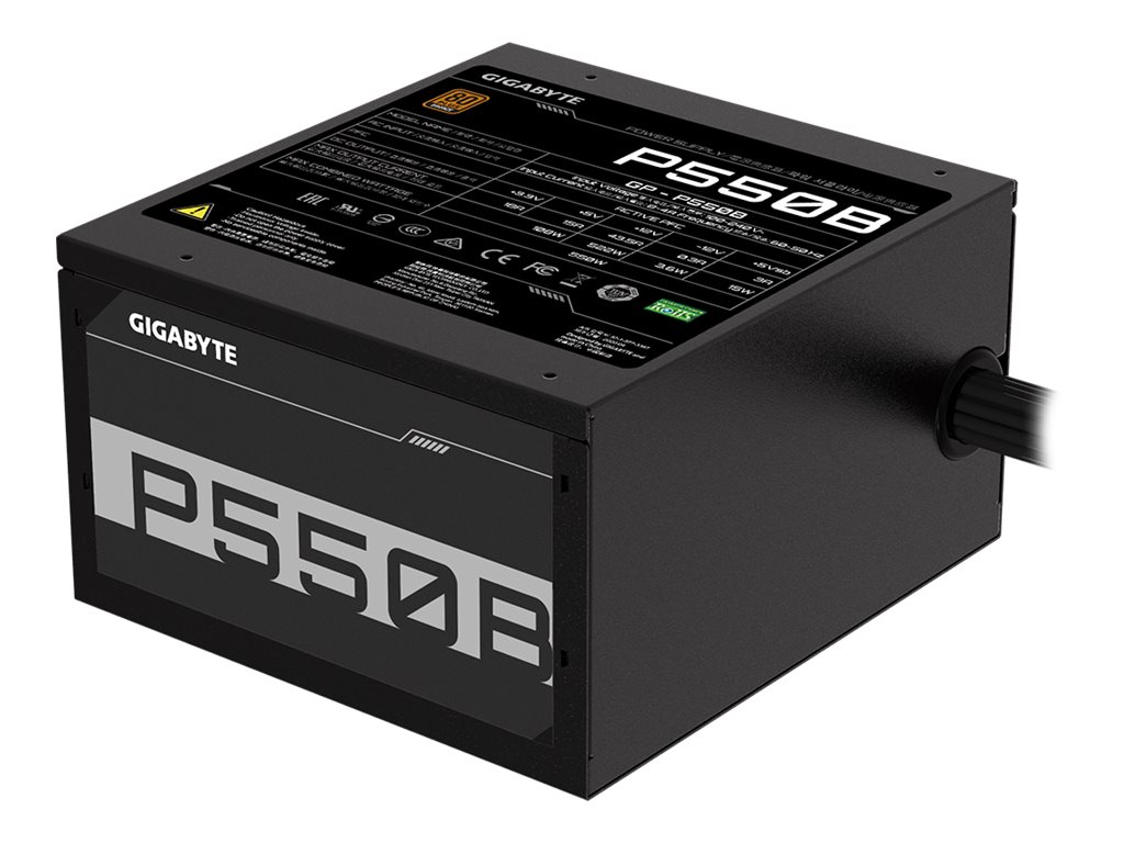 GIGABYTE GP-P550B 550W ATX12V 80 PLUS Bronze certified Active PFC Power Supply GIGABYTE GP-P550B 550W ATX12V 80 PLUS Bronze certified Active PFC Power Supply
