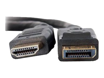 TECHLY Konverterkabel DisplayPort 1.2 auf HDMI schwarz 2m konvertiert das DisplayPort Signal in ein HDMI Signal TECHLY Konverterkabel DisplayPort 1.2 auf HDMI schwarz 2m konvertiert das DisplayPort Signal in ein HDMI Signal