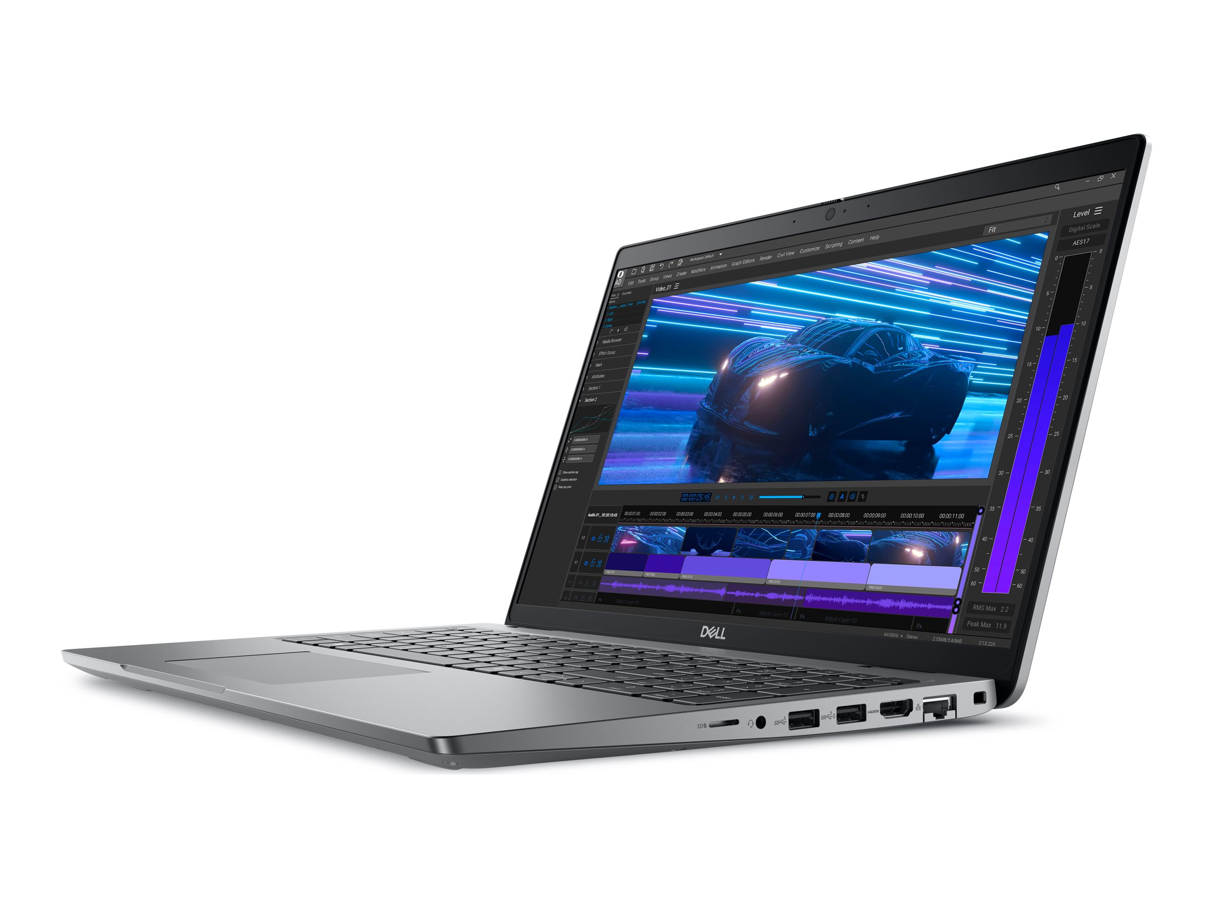 DELL Precision 3591 Ultra 7 165H 39,62cm 15,6Zoll FHD 16GB 512GB SSD Nvidia RTX 2000 Ada Cam & Mic 4 Cell WLAN Backlit Kb W11P 3Y BO