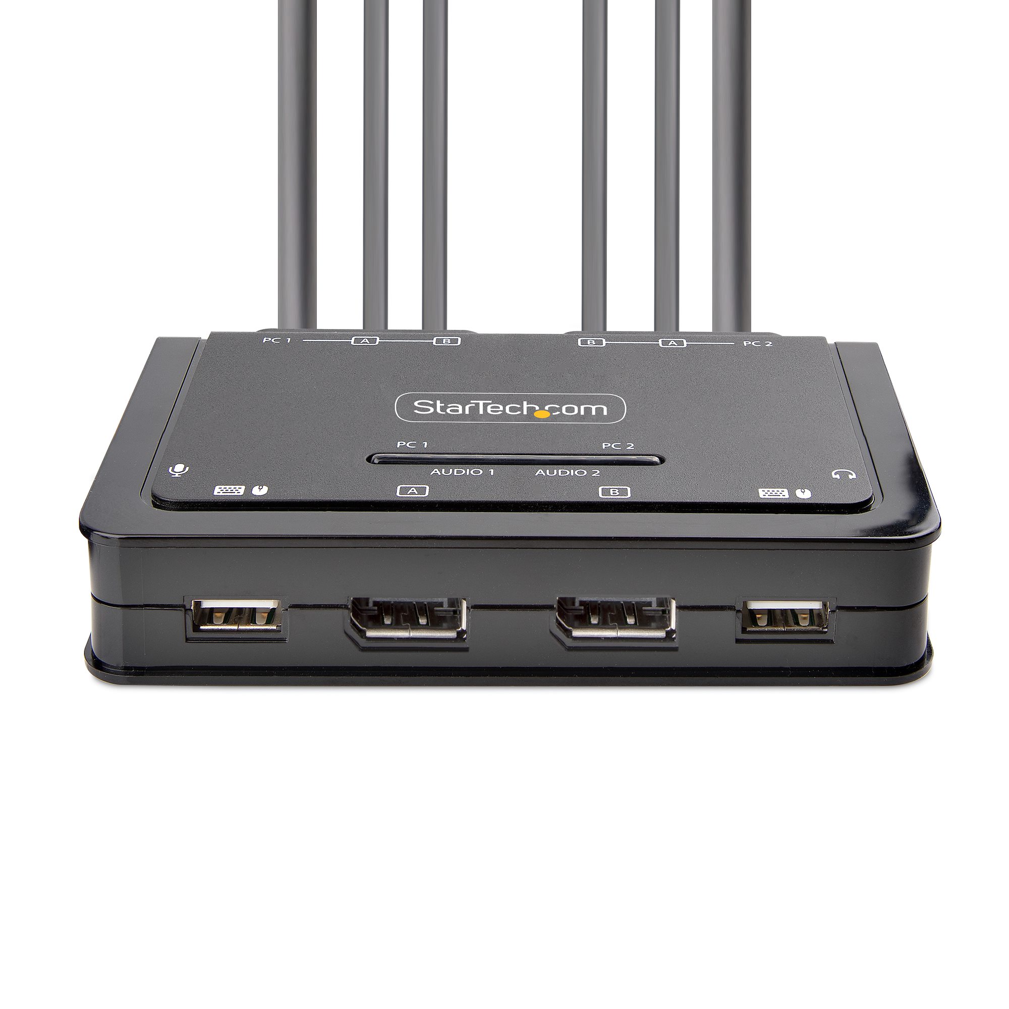 StarTech.com 2-Port Dual-Monitor DisplayPort KVM Switch 4K 60Hz
