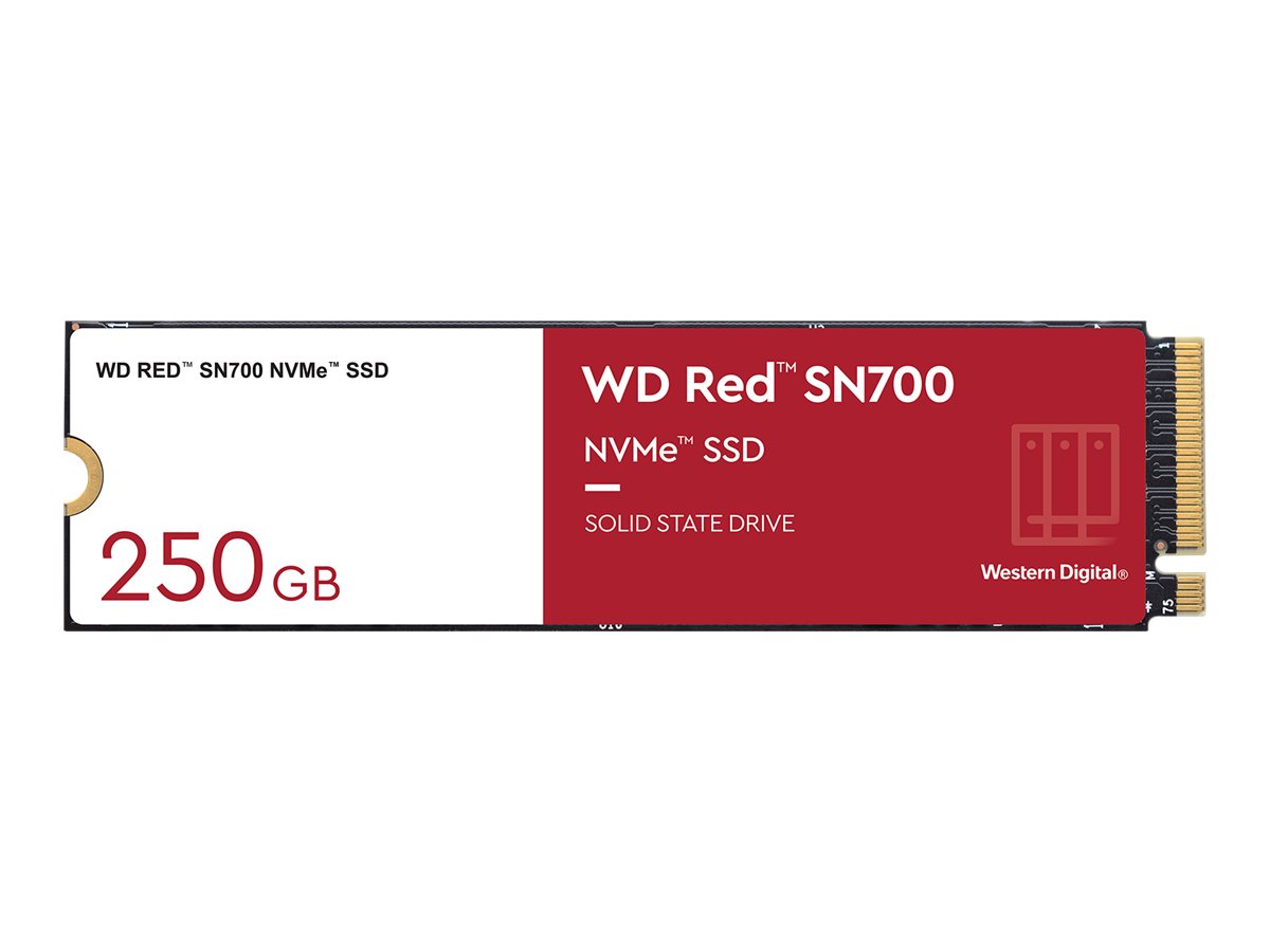 WD Red SSD SN700 NVMe 250GB M.2 2280 PCIe Gen3 8Gb/s internal drive for NAS devices