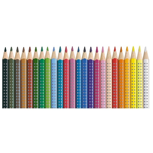 FABER-CASTELL Colour GRIP Buntstifte farbsortiert, 24 St. FABER-CASTELL Colour GRIP Buntstifte farbsortiert, 24 St.