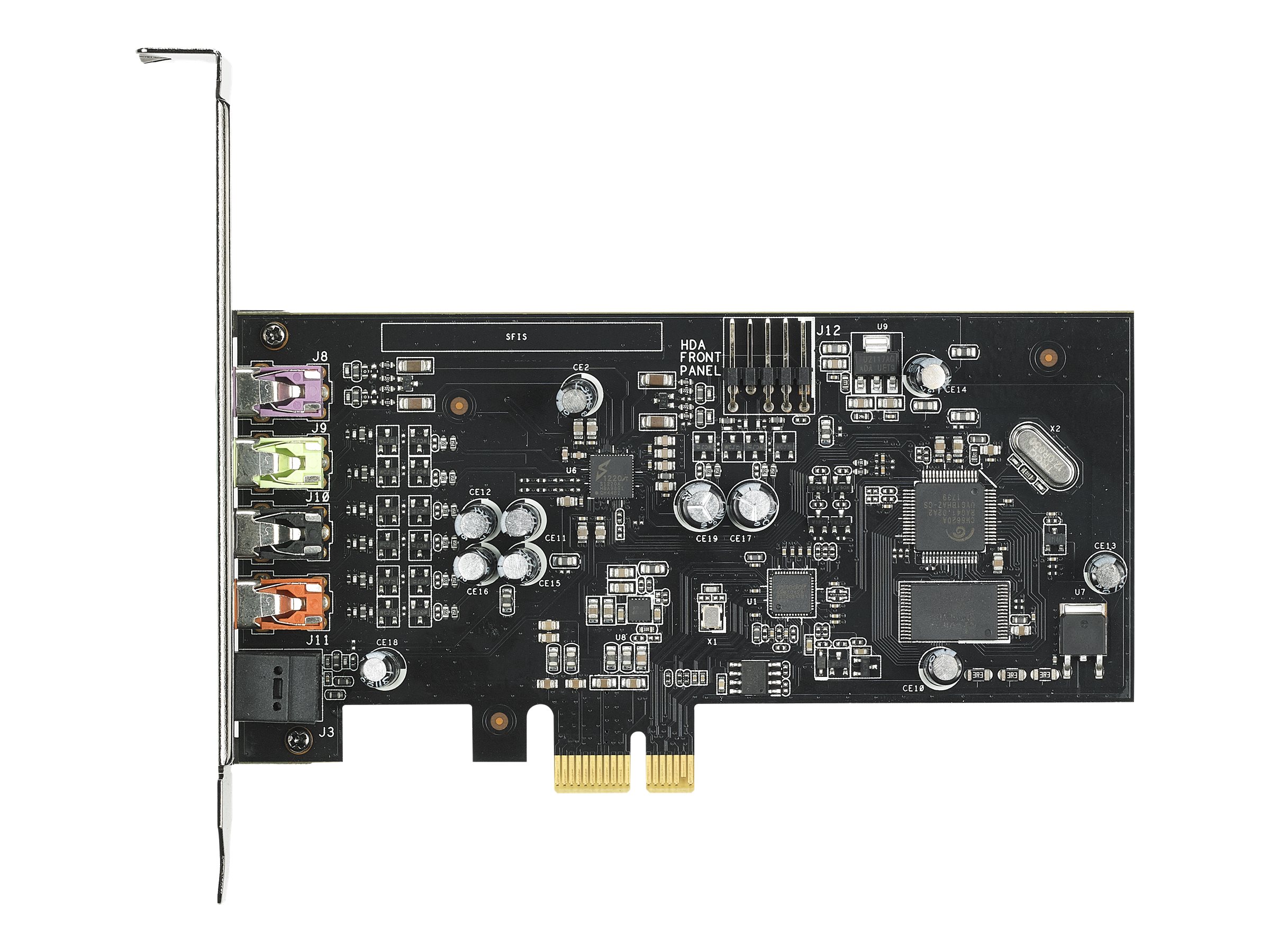 ASUS Xonar SE Soundkarte, 5.1 Channel Surround, PCI-E x1