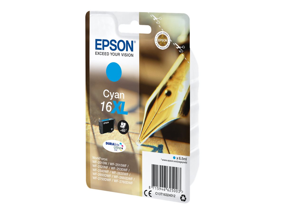 C13T16324012 EPSON WF Tinte cyan HC 450 C13T16324012 EPSON WF Tinte cyan HC 450