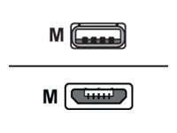 helos Anschlusskabel, USB 2.0 A Stecker/Micro-B Stecker, 3,0m, schwarz helos Anschlusskabel, USB 2.0 A Stecker/Micro-B Stecker, 3,0m, schwarz