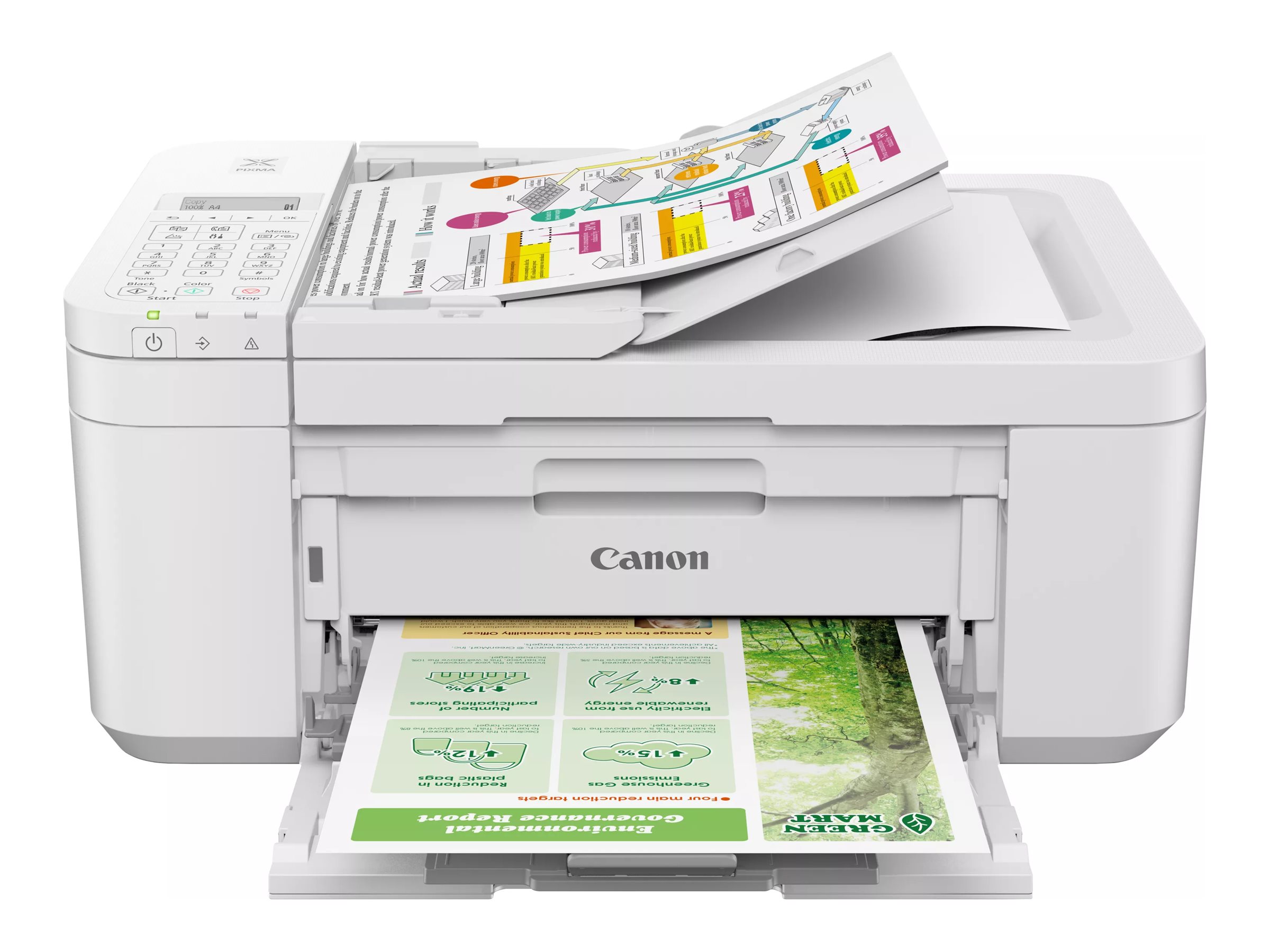 Canon PIXMA TR4751i 4 in 1 Tintenstrahl-Multifunktionsdrucker weiÃ