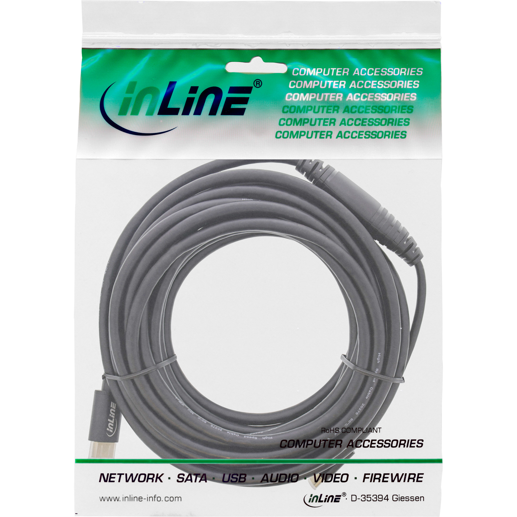 INLINE USB Displaykabel USB Typ-C Stecker zu HDMI Stecker DP Alt Mode 4K2K schwarz 2m INLINE USB Displaykabel USB Typ-C Stecker zu HDMI Stecker DP Alt Mode 4K2K schwarz 2m