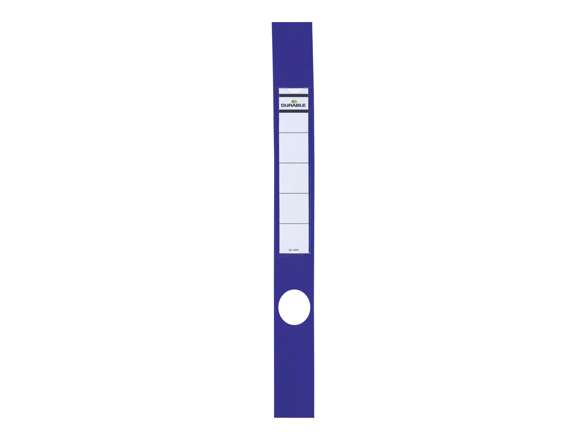 10 DURABLE Ordneretiketten ORDOFIXÂ® blau fÃ¼r 5,0 cm RÃ¼ckenbreite