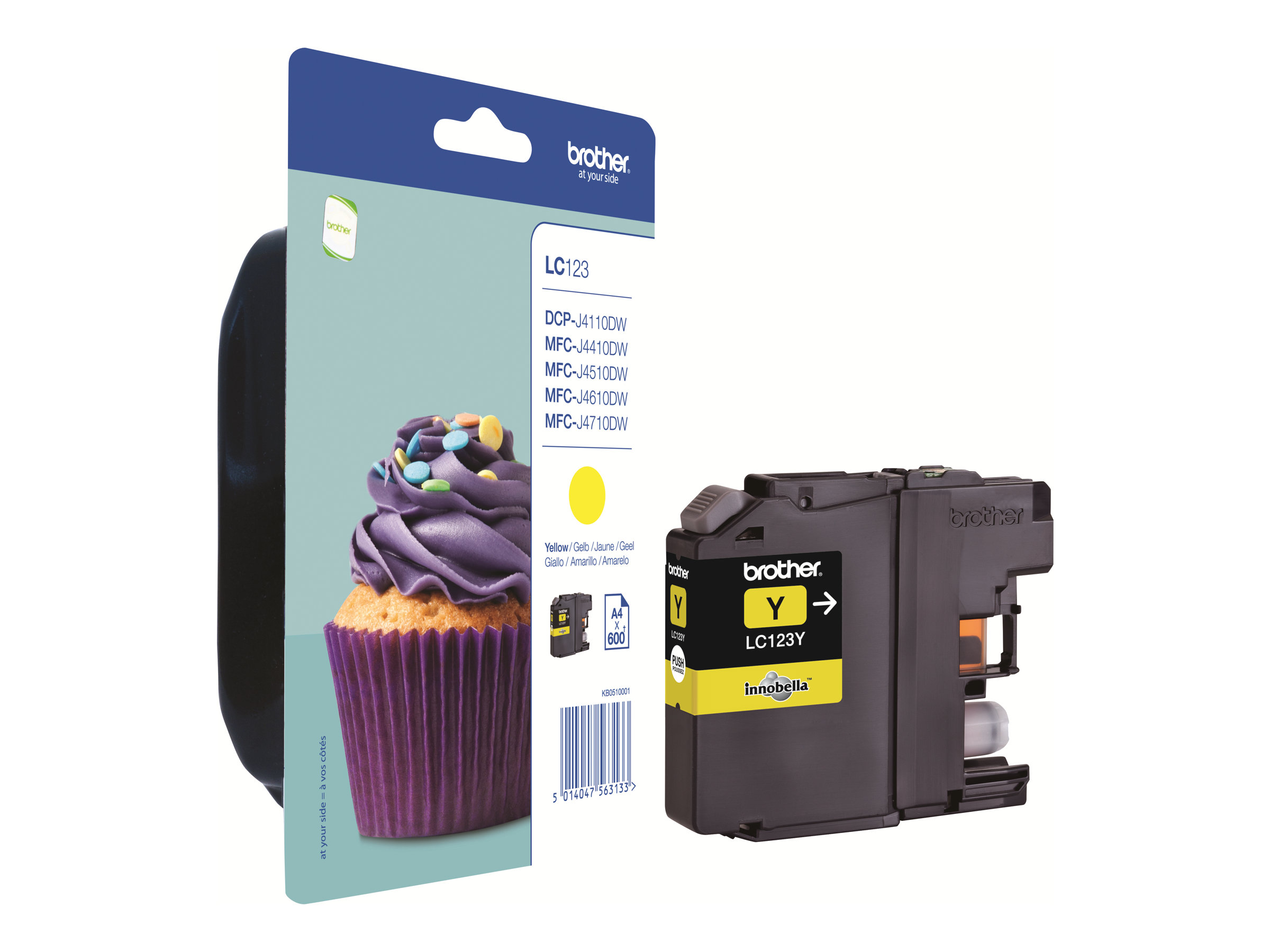 LC123Y BROTHER MFC Tinte yellow ST 600 LC123Y BROTHER MFC Tinte yellow ST 600