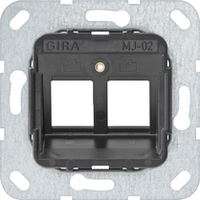 Gira Tragring 560200 Modular Jack 2 2fach Gira Tragring 560200 Modular Jack 2 2fach