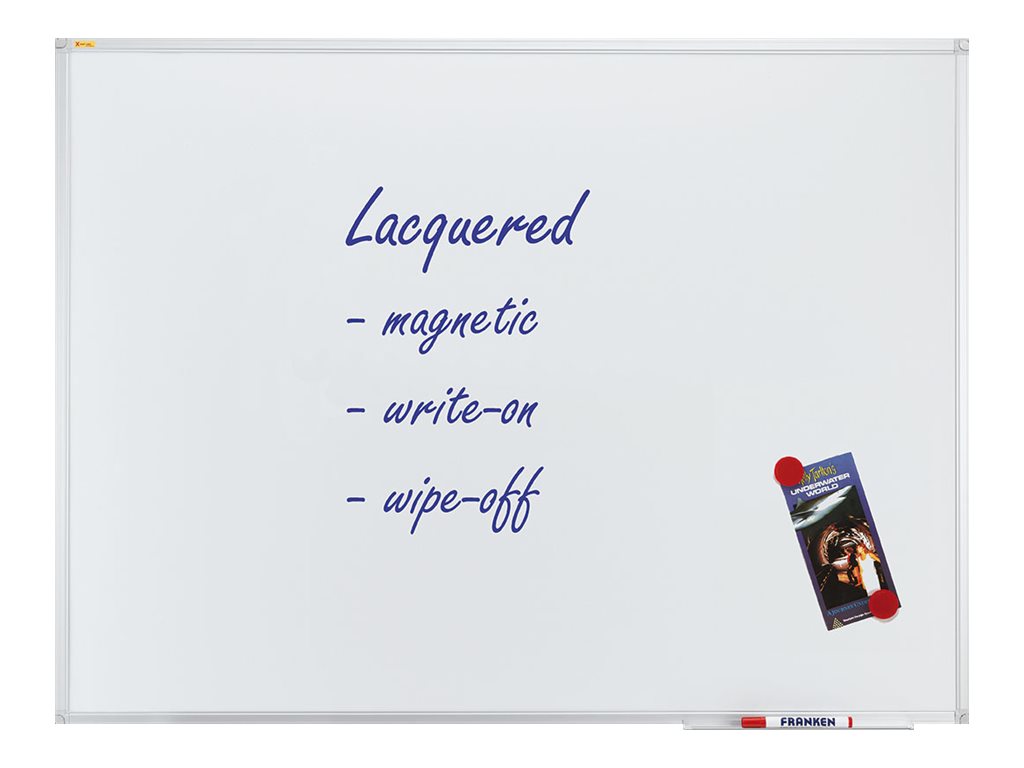 FRANKEN Whiteboard XtraLine 90,0 x 60,0 cm weiss lackierter Stahl
