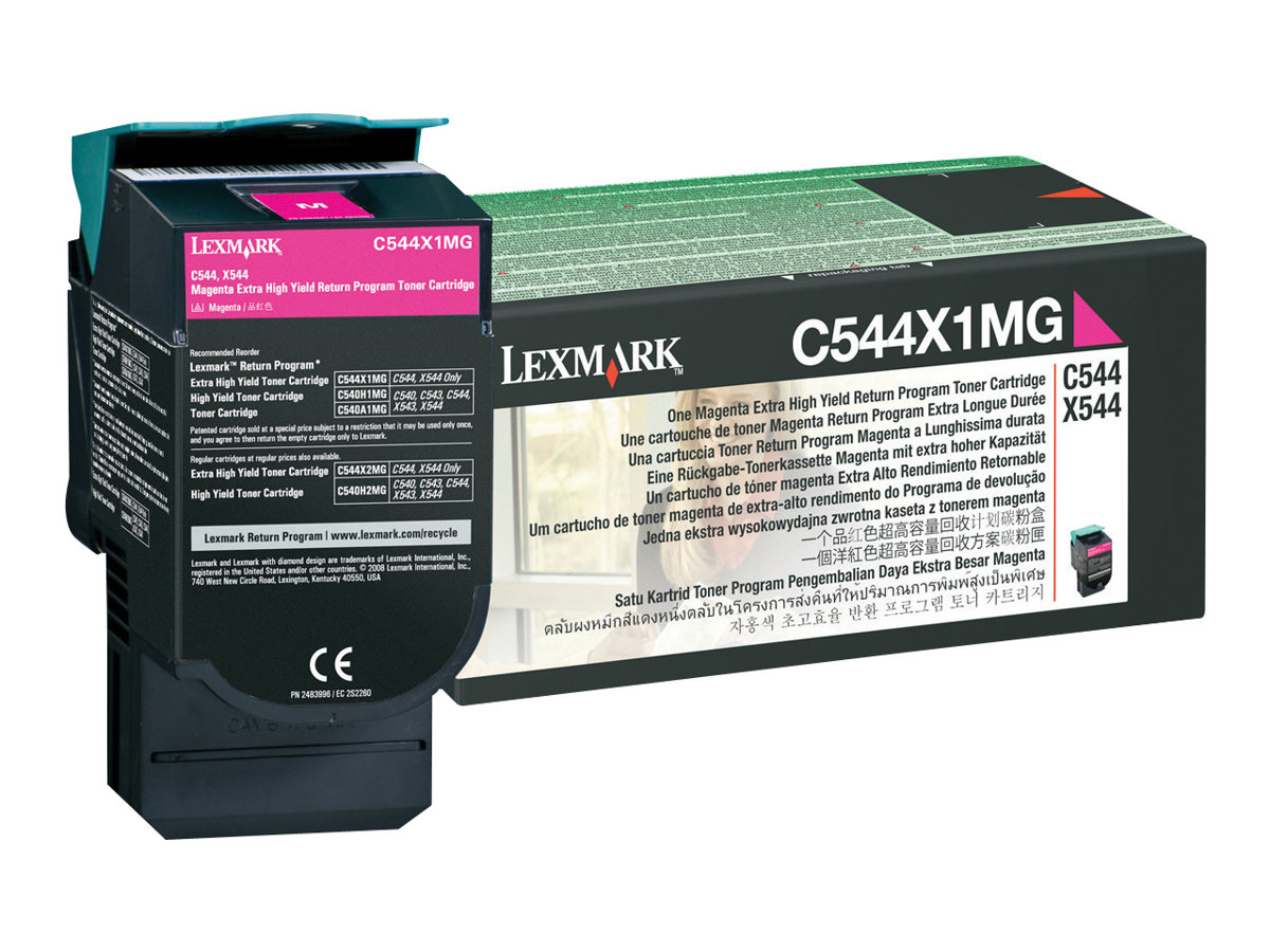 C544X1MG LEXMARK C54x/X54x Toner magenta C544X1MG LEXMARK C54x/X54x Toner magenta