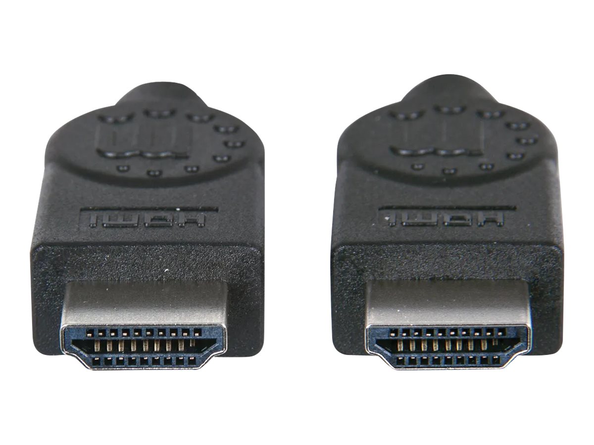 MANHATTAN High Speed HDMI-Kabel mit Ethernet-Kanal HEC ARC 3D 4K30Hz HDMI-Stecker auf HDMI-Stecker geschirmt schwarz 15m