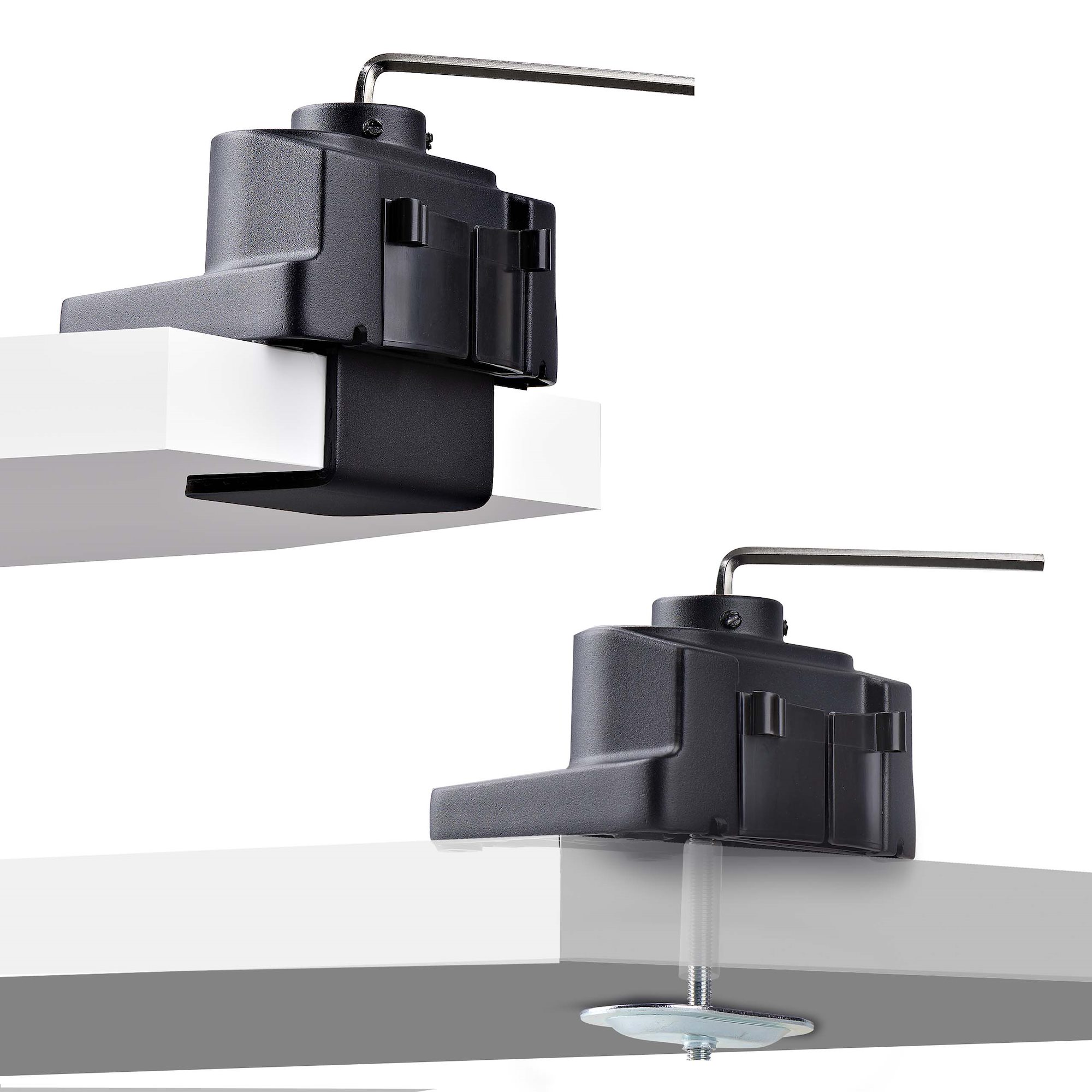 STARTECHCOM Monitortischhalterung fur 3monitore 68,58cm 27Zoll VESA 75x75100x100 Höhenverstellbare MonitorhalterungMonitorarm