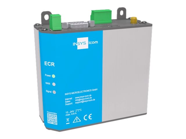 INSYS icom ECR-LW300 1.1 LTE/WLAN-Mobilfunk-Router Dual-SIM VPN-Option INSYS icom ECR-LW300 1.1 LTE/WLAN-Mobilfunk-Router Dual-SIM VPN-Option