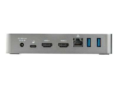 STARTECH.COM USB-C-Dockingstation mit zwei HDMI-Monitoren und 60 W Stromversorgung - Mac und Windows - GbE - 1