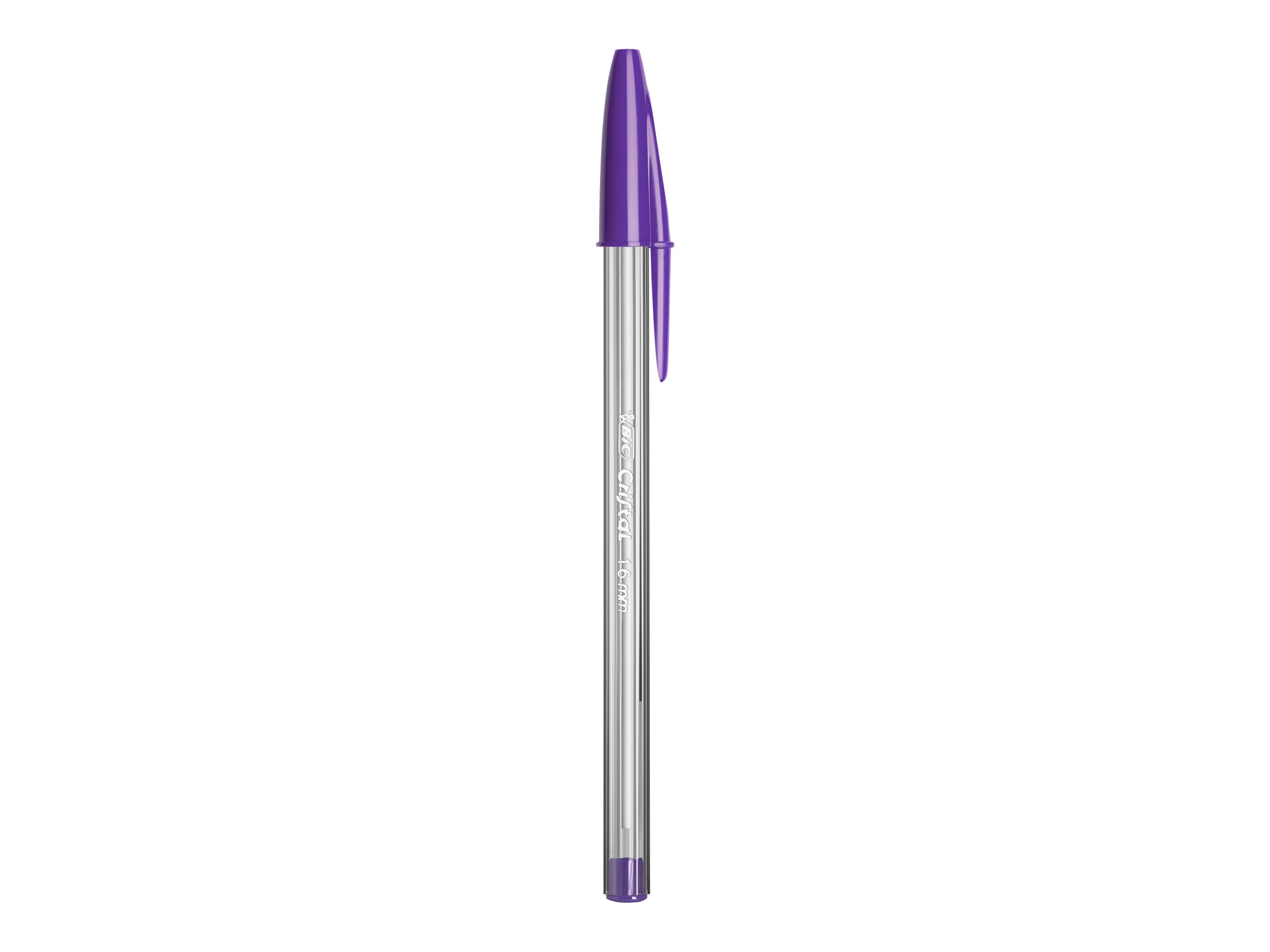 BIC Kugelschreiber CRISTAL MULTICO transparent, Schreibfarbe: farbsortiert, 10 St.