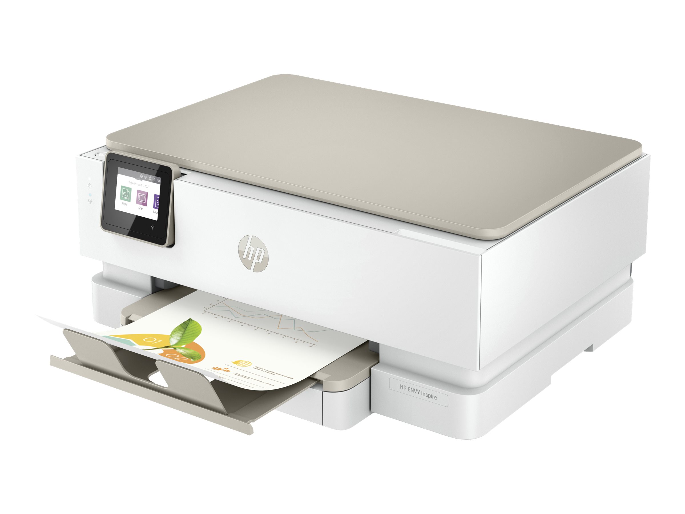HP ENVY Inspire 7220e 3 in 1 Tintenstrahl-Multifunktionsdrucker beige, HP Instant Ink-fähig HP ENVY Inspire 7220e 3 in 1 Tintenstrahl-Multifunktionsdrucker beige, HP Instant Ink-fähig