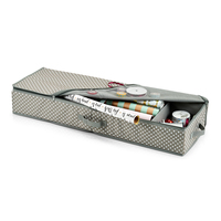 Zeller Present Geschenkpapier-Organizer grau/weiß 90 × 30 × 12 cm