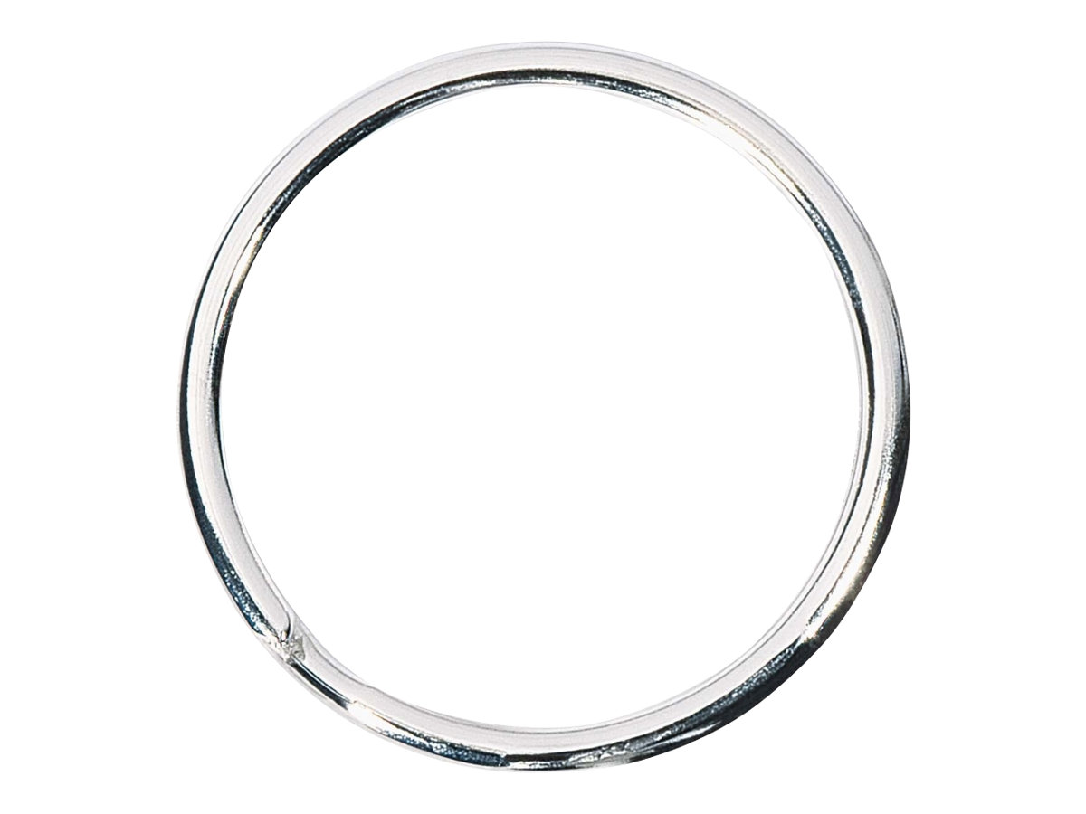WEDO Schluesselring silber, 100 St.