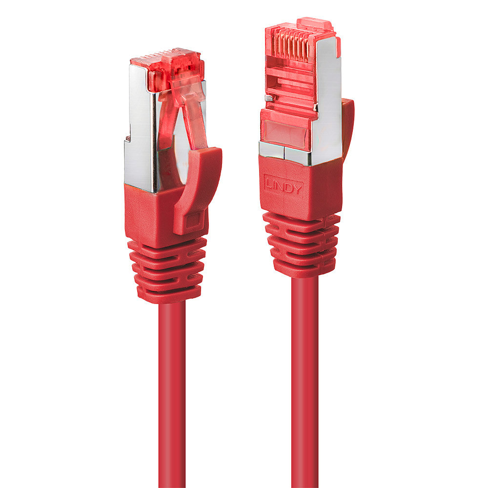 LINDY Cat.6 S/FTP Kabel, rot, 5m Patchkabel
