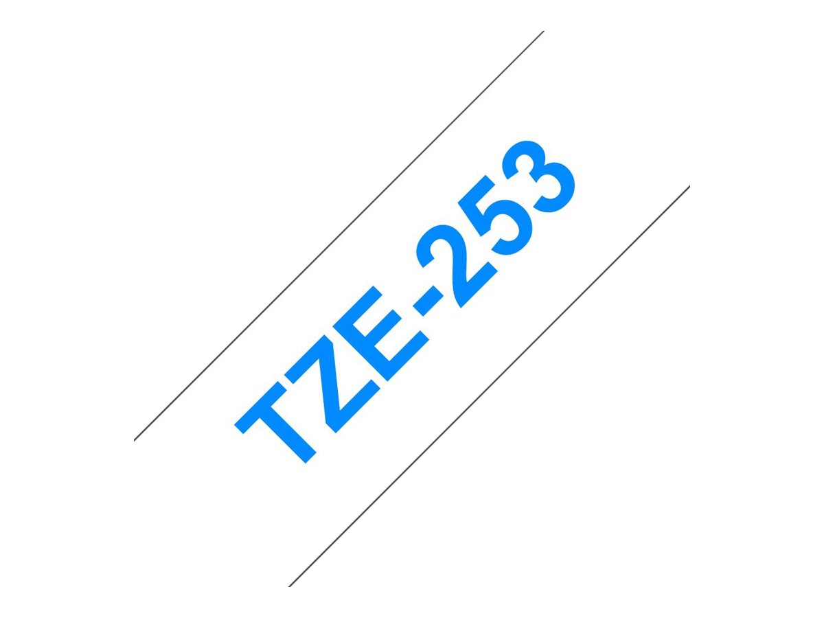TZE253 BROTHER PT Schriftband 24mm weiss TZE253 BROTHER PT Schriftband 24mm weiss