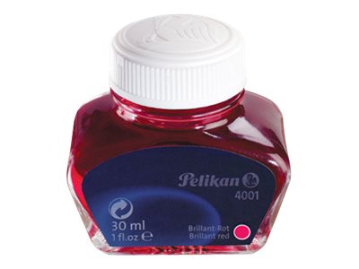 Pelikan Tintenfass 4001 brillantrot 30,0 ml, 1 St