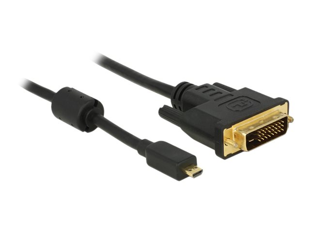 Delock Kabel Micro HDMI D Stecker > DVI 24+1 Stecker 1 m Delock Kabel Micro HDMI D Stecker > DVI 24+1 Stecker 1 m