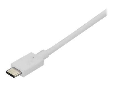 StarTech.com USB-C auf DisplayPort Adapter Kabel - 1,8 m - Thunderbolt 3 kompatibel - Weiß - 4K 60Hz - CDP2DPMM6W - externer Videoadapter - STM32F072CBU6 - weiß