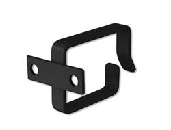 DIGITUS 1HE Kabelfuehrungsbuegel 44x60mm, Schwarz, 10 Stueck