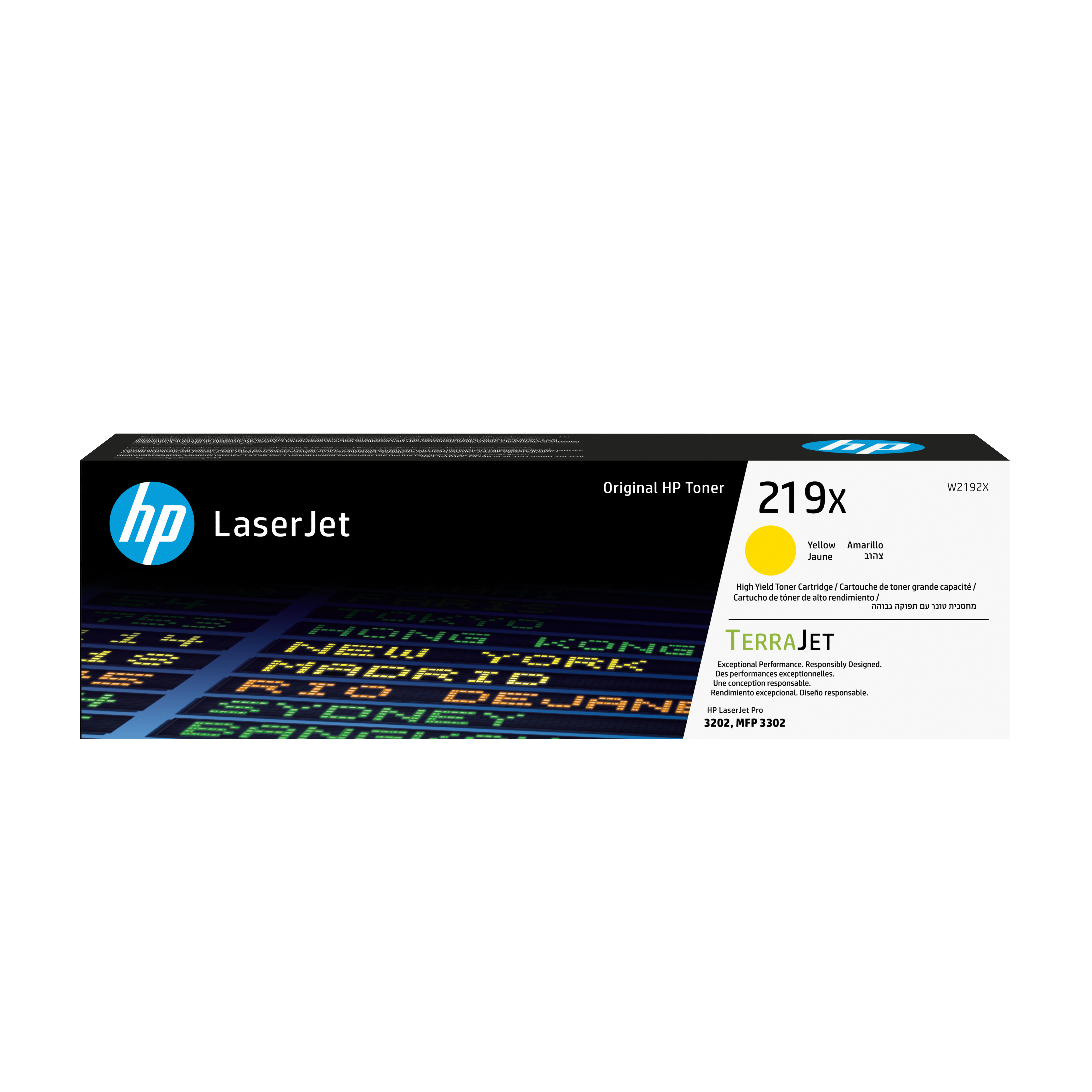 HP 219X W2192X gelb Tonerkartusche