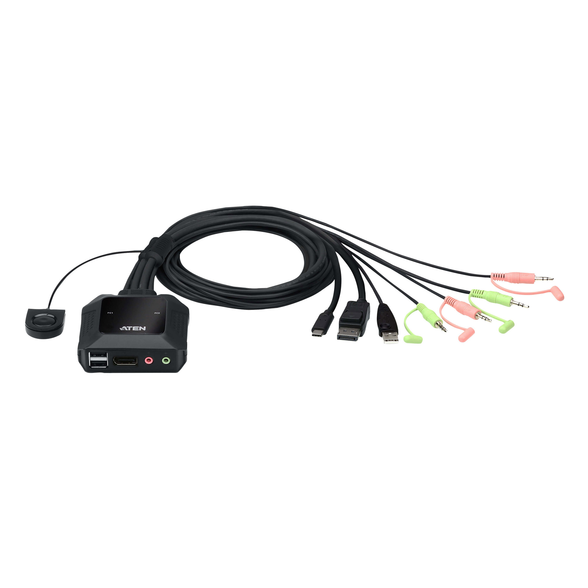 Adap KVM Switch Aten 2P USB-C DP CS52DP