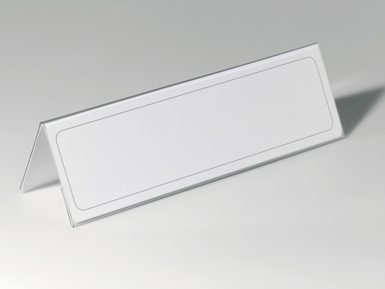 DURABLE Tischnamensschilder 8053-19 transparent 29,7 x 10,5 cm, 25 St.
