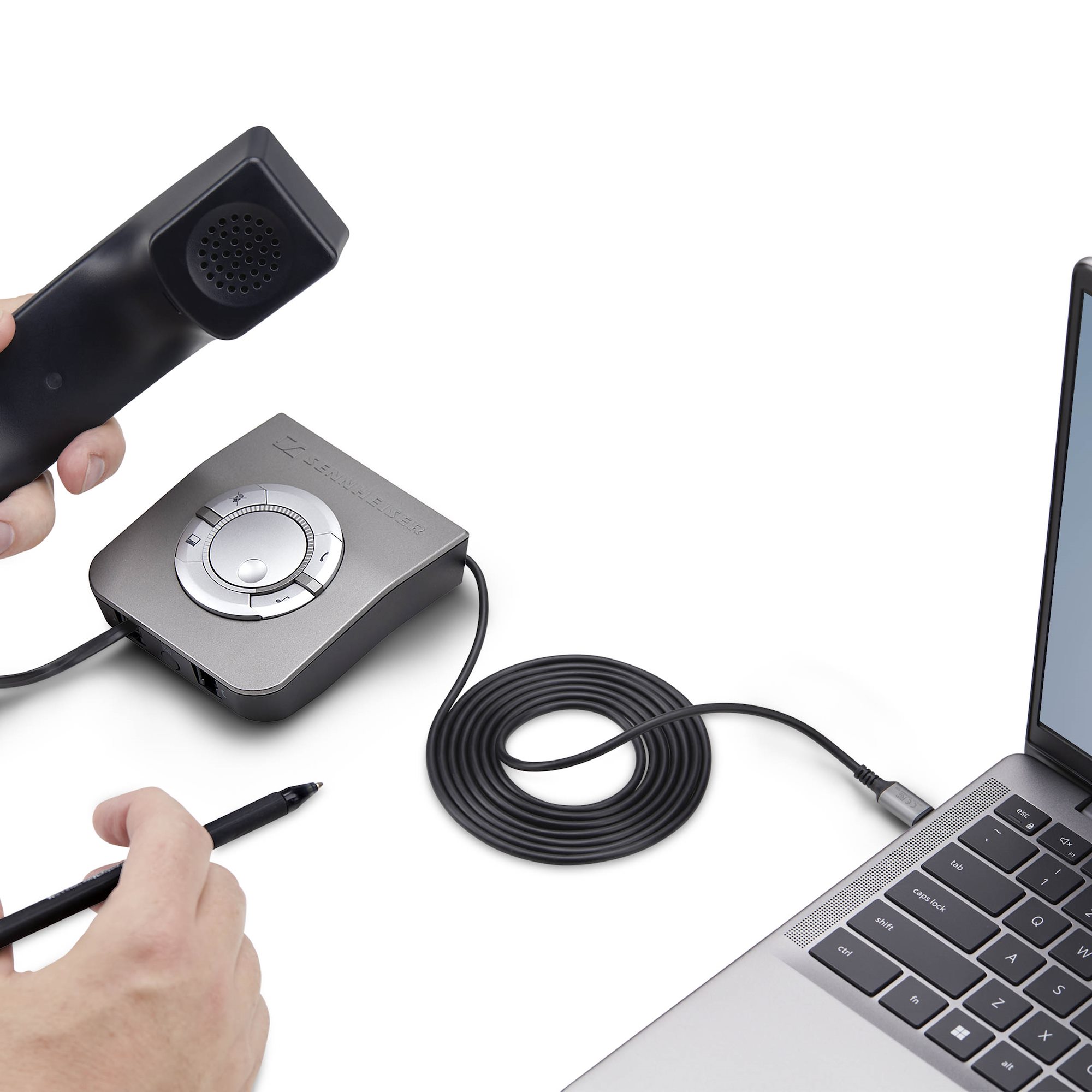 STARTECHCOM USBC auf RJ9 Adapter fur Burotelefone oder KabelDrahtlose Headsets fur Festnetz und VoIP Geraete 1,8m Kabel