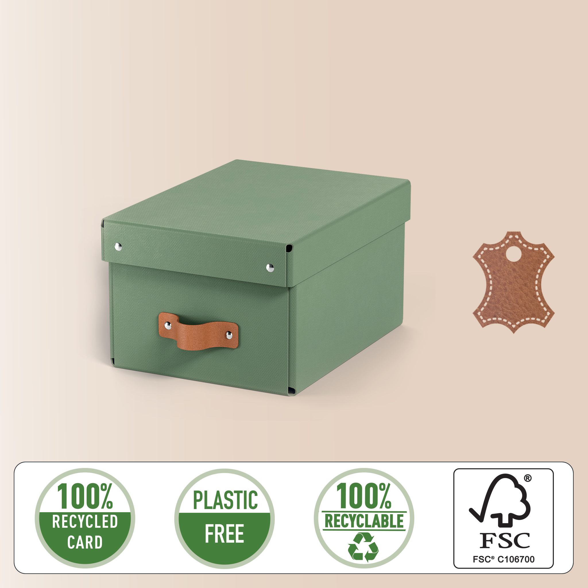 Esselte Leitz Puro Aufbewahrungsboxen 7,0 l grün