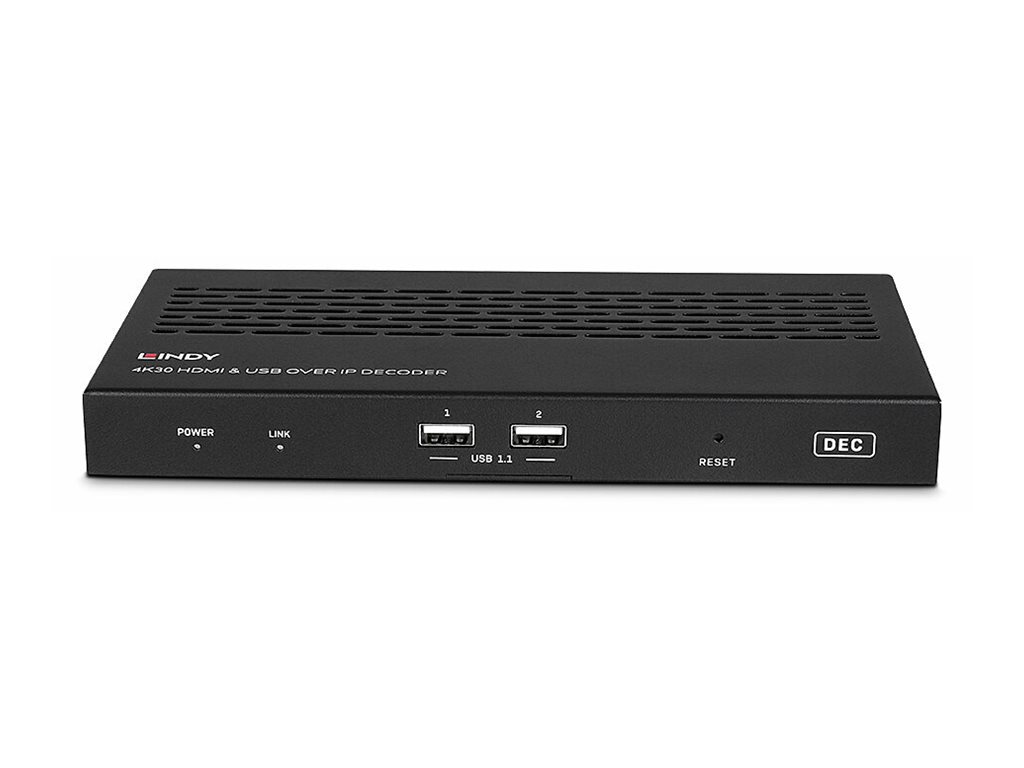 4K30 HDMI & USB over IP Decoder Multicast & Videowall