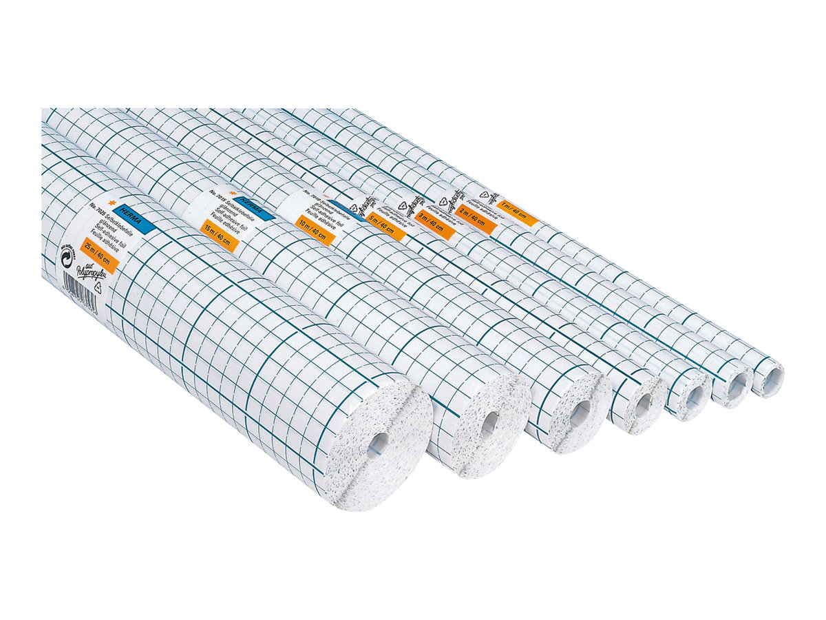 HERMA Bucheinbandfolie selbstklebend Selbstklebefolie transparent 40,0 cm x 5,0 m