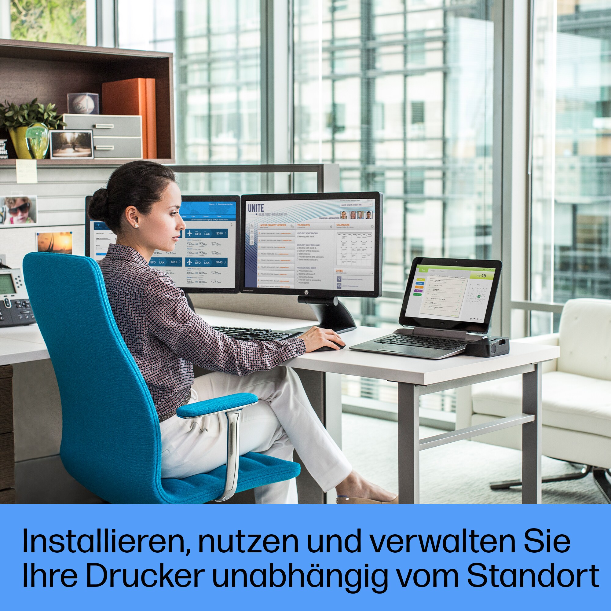 HP Laserjet Pro MFP 4102fdn 4 in 1 LaserMultifunktionsdrucker weiß