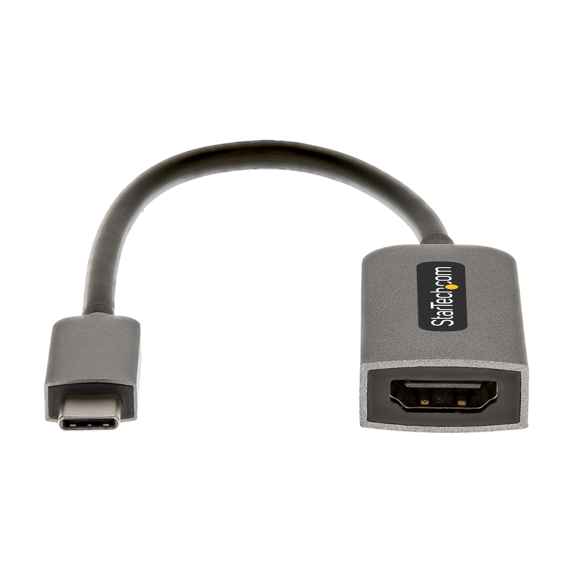 STARTECHCOM USBC to HDMI Adapter 4K 60Hz HDR10 USBC to HDMI 20b Adapter Dongle USB TypeC DP Alt Mod USB C to HDMI Converter