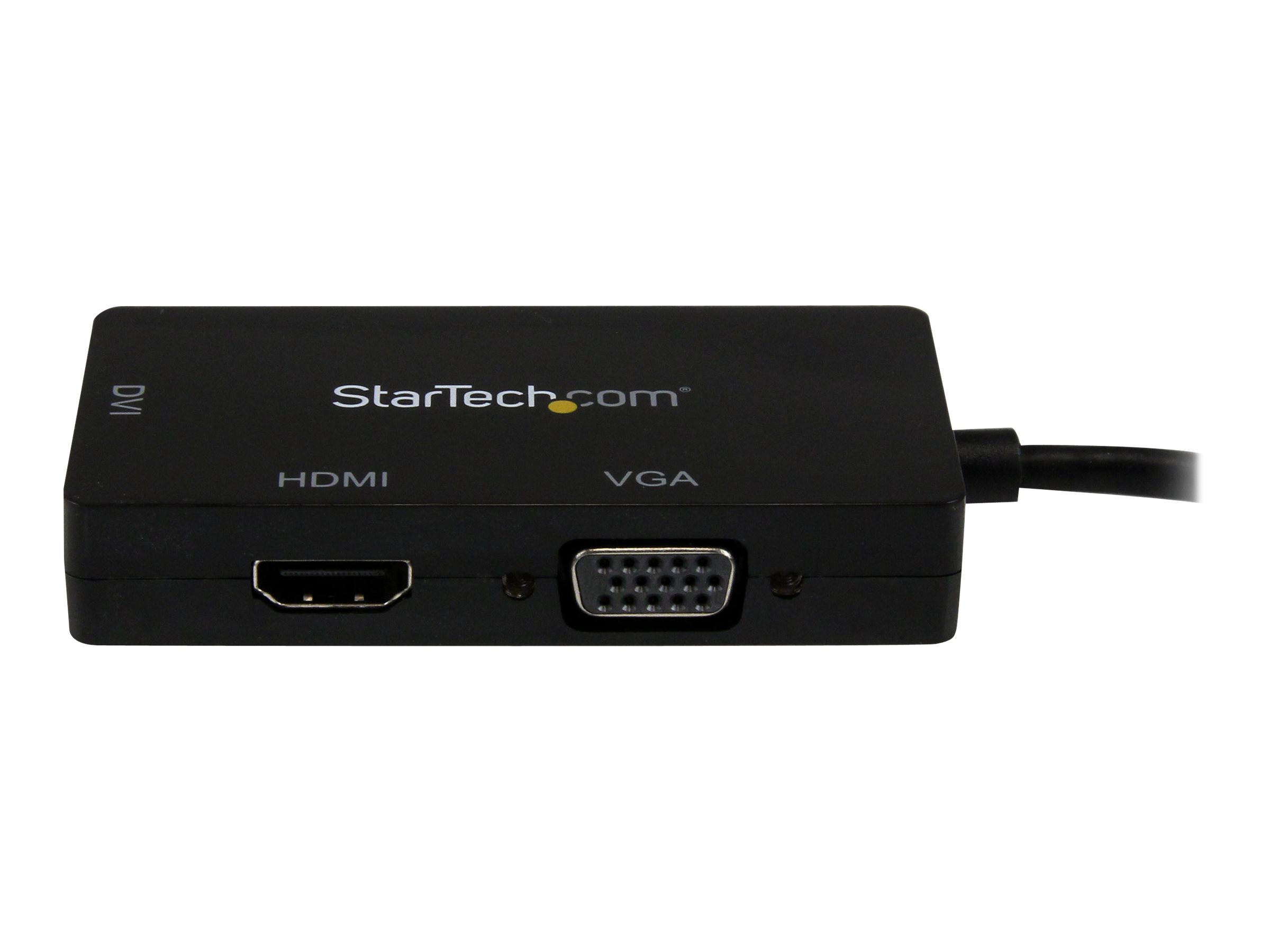 STARTECH.COM Travel A/V Adapter 3-in-1 Mini DisplayPort to VGA DVI or HDMI Converter