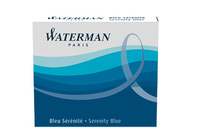 WATERMAN Tintenpatrone Inter. Serenity Blue 6 StÃ¼ck