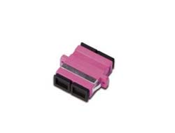 DIGITUS SC / SC Duplex Coupler, OM4,  Farbe pink