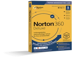 NORTONLIFELOCK 360 Deluxe 1 Jahr 5 Geräte Abo 50GB Cloud Backup
