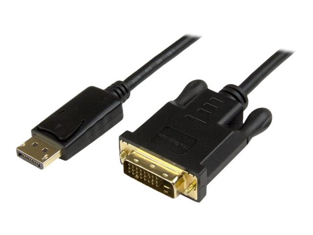 StarTech.com 91 cm DisplayPort auf DVI Kabel - Stecker/Stecker - DP zu DVI Adapter/ Koverter - 1920x1200 / 1080p - Schwarz - Videokabel - 91.4 cm