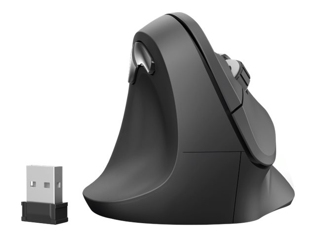 hama EMW-500L Maus ergonomisch kabellos schwarz hama EMW-500L Maus ergonomisch kabellos schwarz