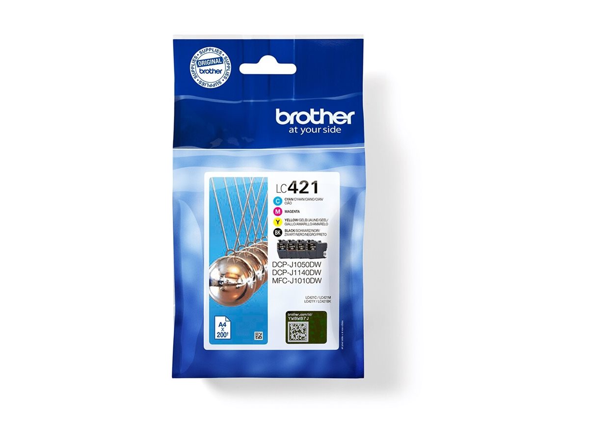 LC421VAL BROTHER DCPJ/MFCJ Tinte (4) LC421VAL BROTHER DCPJ/MFCJ Tinte (4)