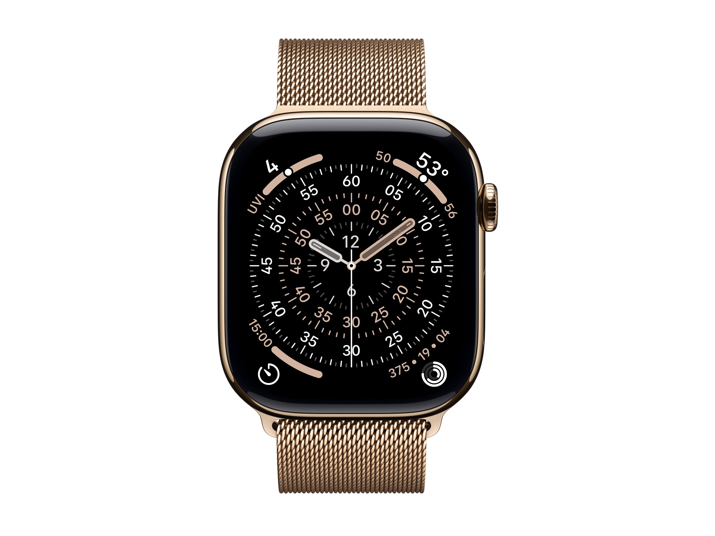APPLE Watch Series 11 GPS + Cellular 46mm Gold Titanium Case with Gold Milanese Loop - S/M APPLE Watch Series 11 GPS + Cellular 46mm Gold Titanium Case with Gold Milanese Loop - S/M