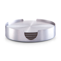 Zeller Untersetzer silber, schwarz 10,0 cm 7-tlg. Zeller Untersetzer silber, schwarz 10,0 cm 7-tlg.