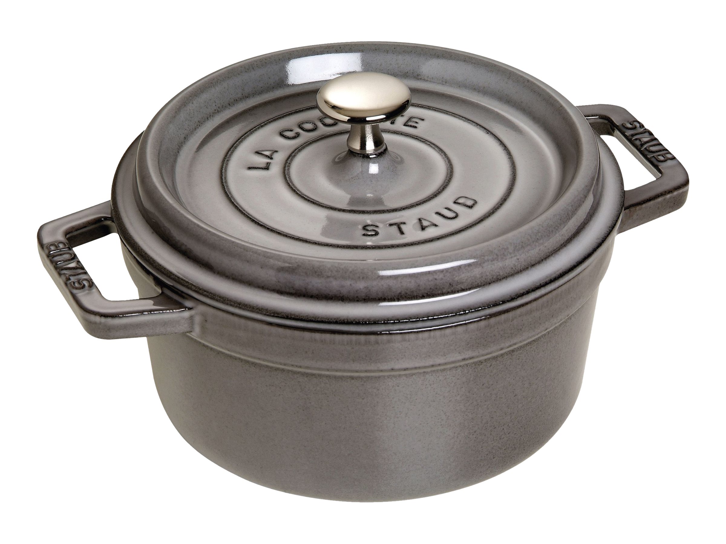 Staub 40509-304-0 Gusseisen Braeter/Cocotte Rund 20 cm 2,24 L Graphitgrau Staub 40509-304-0 Gusseisen Braeter/Cocotte Rund 20 cm 2,24 L Graphitgrau