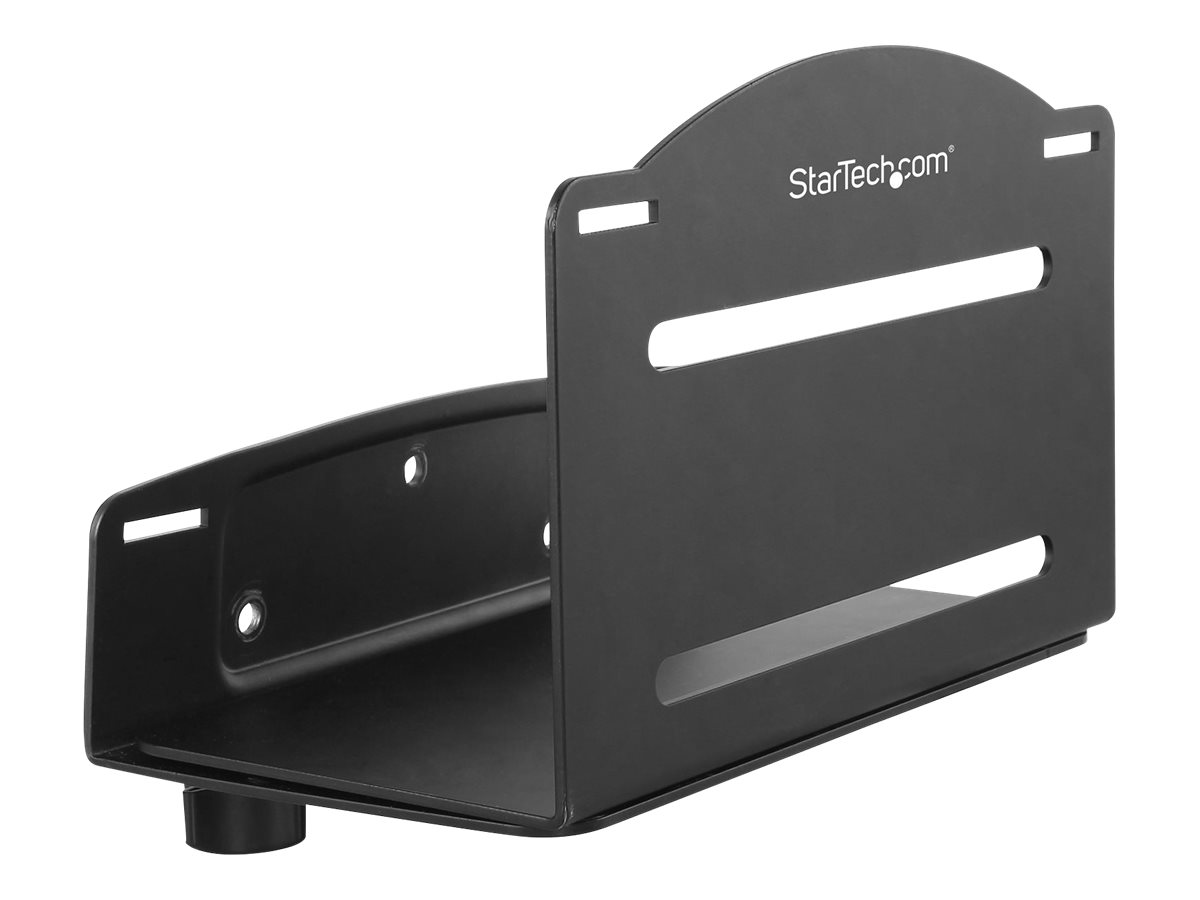 STARTECH.COM CPU Mount - Adjustable Width 4.8in to 8.3in - Metal - Computer Wall Mount - PC Wall Mount - Computer Mounting Bracket